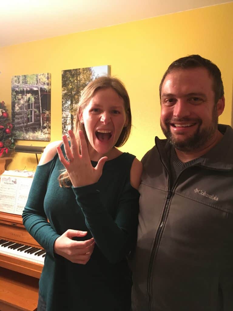 A Holiday Engagement - This is our proposal story.