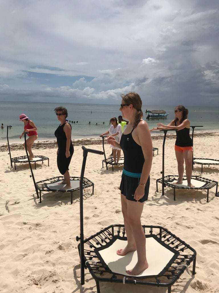 Candlelight dinner on the beach, snorkeling in the Dominican Republic, swimming with dolphins, trampoline beach aerobics, my favorite foods of the week, marriage lessons learned already, and this week's healthy meal plan.