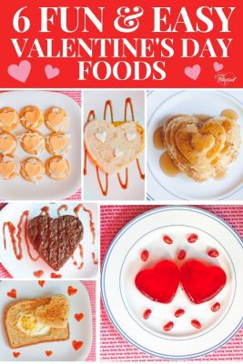 Try these 6 fun easy heart shaped Valentines Day foods for a simple and sweet way to celebrate the holiday.