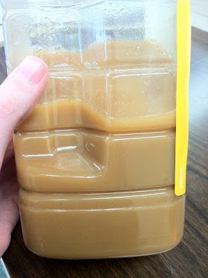 juice in a bottle