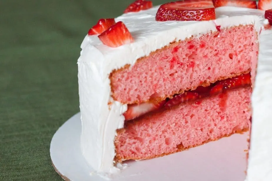 Strawberry Cake Recipe : So Very Blessed