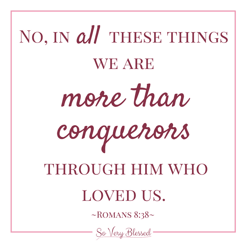 More Than Conquerers: Fighting Fear in Your Weight Loss Journey - Use these 4 tips to fight back against your fear, doubt, & insecurity with Truth. You are more than a conquerer and can succeed in your weight loss journey!