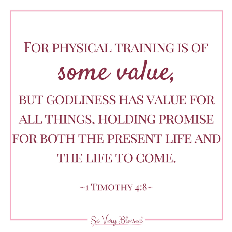 Exercise takes a lot of self-discipline, but here are 8 Bible verses to add a deeper purpose to your workout routine.