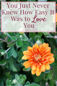 Have you ever had a person in your life who truly saw you? That someone who saw past your flaws & quirks and saw the value in the very core of who you are?