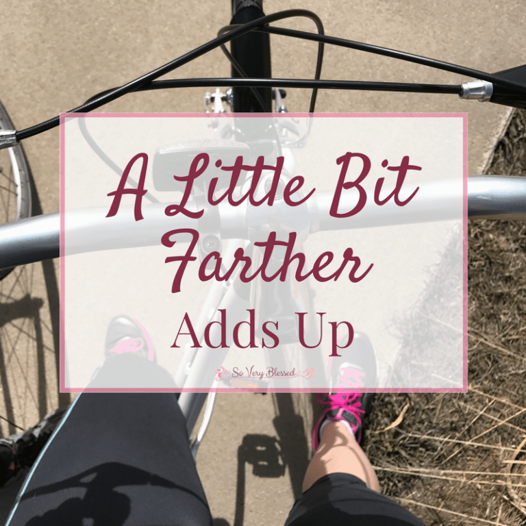 Fight back against those thoughts convincing you to give up by taking a small step, going just a little bit farther. You'll be amazed how much you are truly capable of!