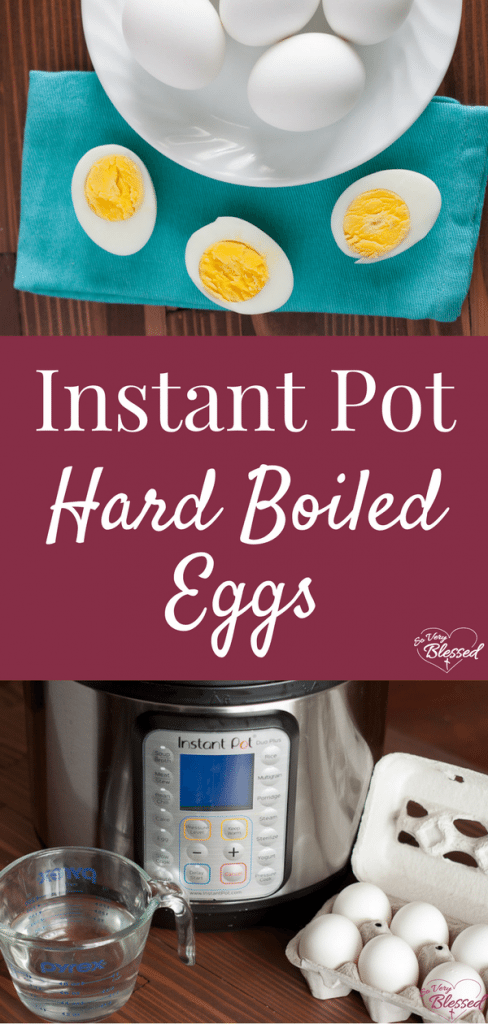 Instant Pot Hard Boiled Eggs are super easy to peel, fast, easy, delicious, and the perfect high protein breakfast or snack for your weekly meal prep.