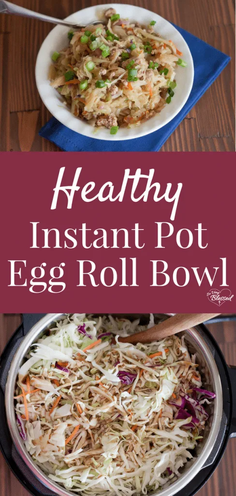 Weight Watchers Instant Pot Egg Roll Bowl with Freestyle SmartPoints / 21  Day Fix - Carrie Elle