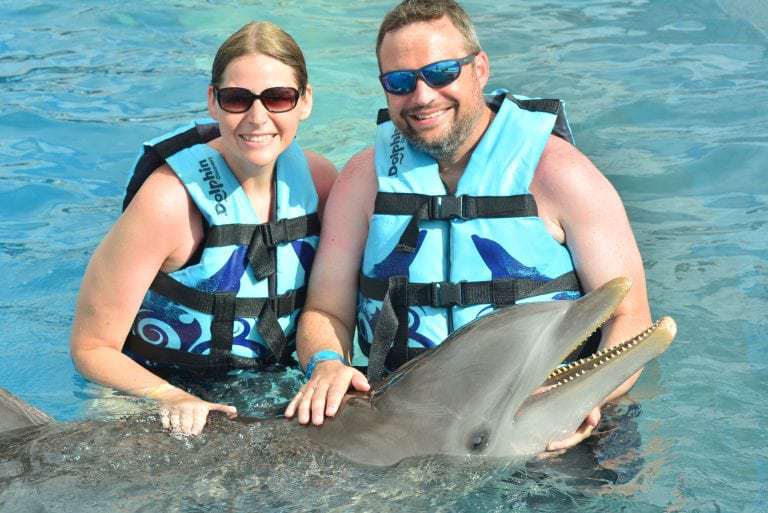 Candlelight dinner on the beach, snorkeling in the Dominican Republic, swimming with dolphins, trampoline beach aerobics, my favorite foods of the week, marriage lessons learned already, and this week's healthy meal plan.