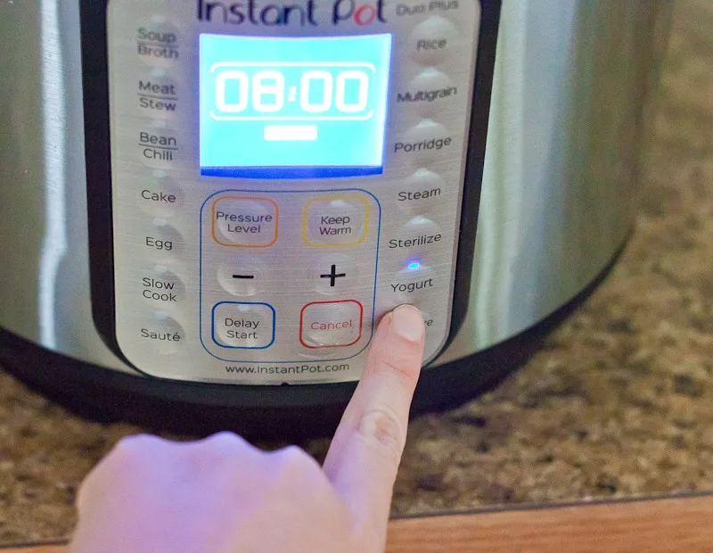 This Cold Start Instant Pot Greek Yogurt Recipe is an easy and budget-friendly choice for a healthy Instant Pot recipe for breakfast.
