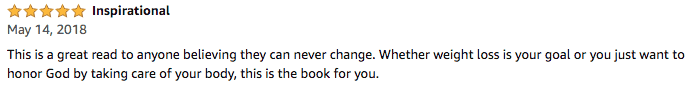 Christian weight loss devotional review