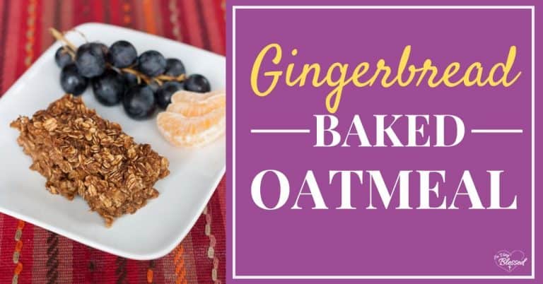 Gingerbread Baked Oatmeal Recipe