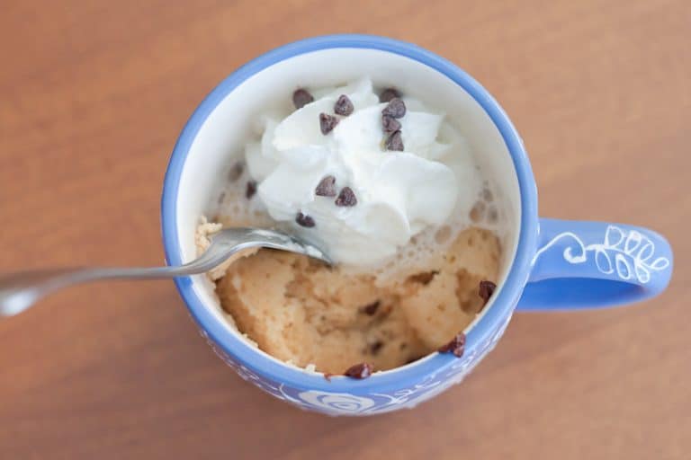 Healthy Chocolate Chip Mug Cake For One Recipe