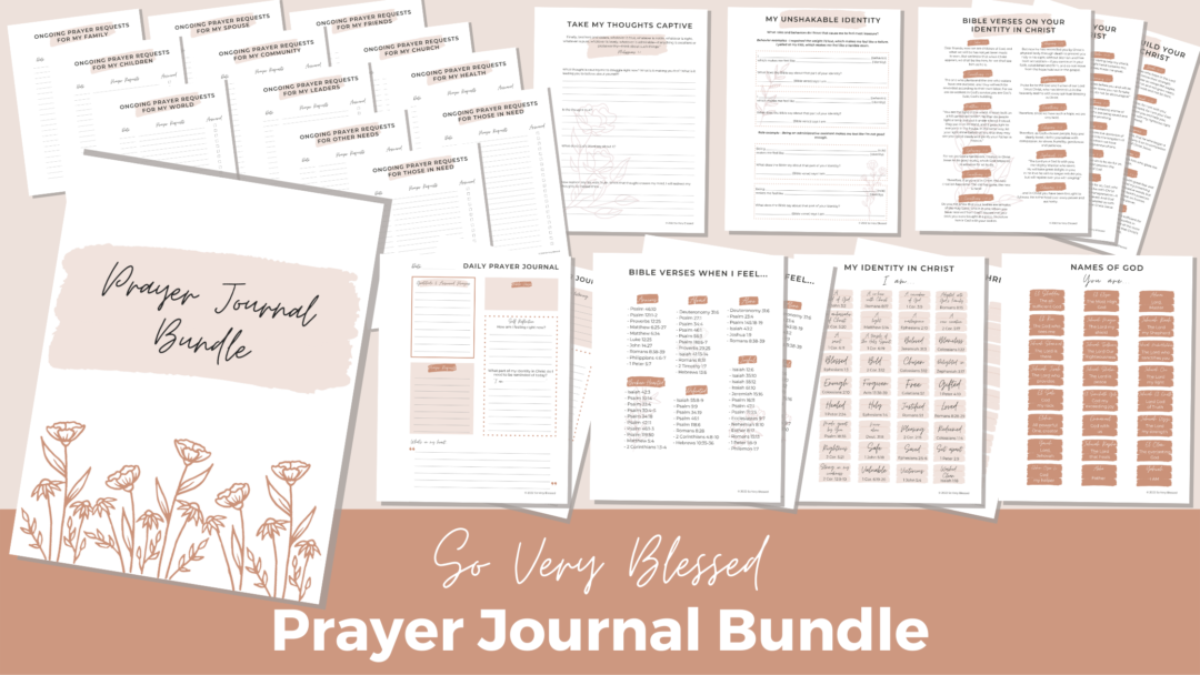 Prayer Journal Bundle